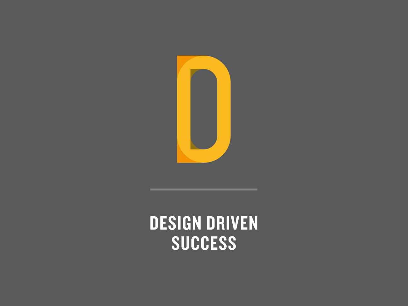 Oslo D logo og slagord på mørk bakgrunn